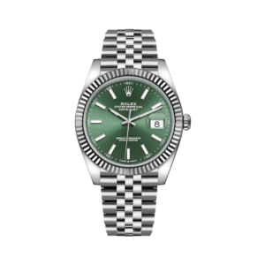 Datejust groene wijzerplaat Jubilee-armband 41 mm