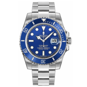 Submariner Date met blauwe wijzerplaat 40 mm