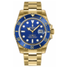 Submariner Date Blauwe Wijzerplaat 18k Geelgoud 41 mm