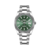 Rolex Datejust 41 herenhorloge met groene wijzerplaat en Oyster-band, 41 mm